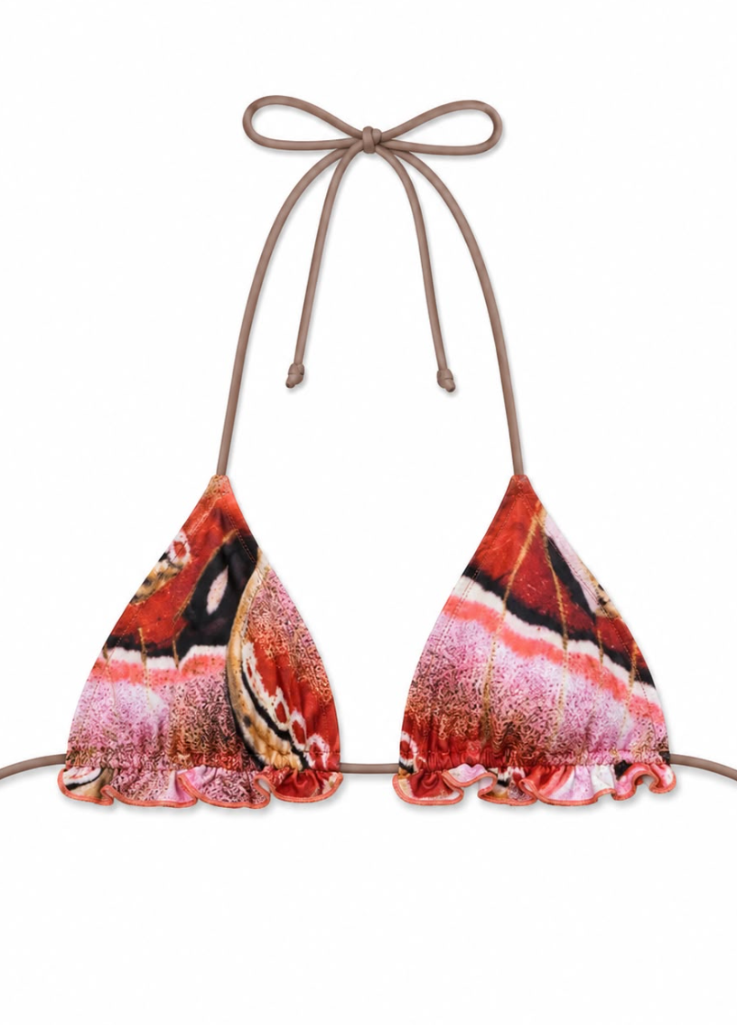 Butterfly Bikini Top - Red